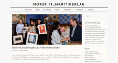 Desktop Screenshot of filmkritikerlaget.no